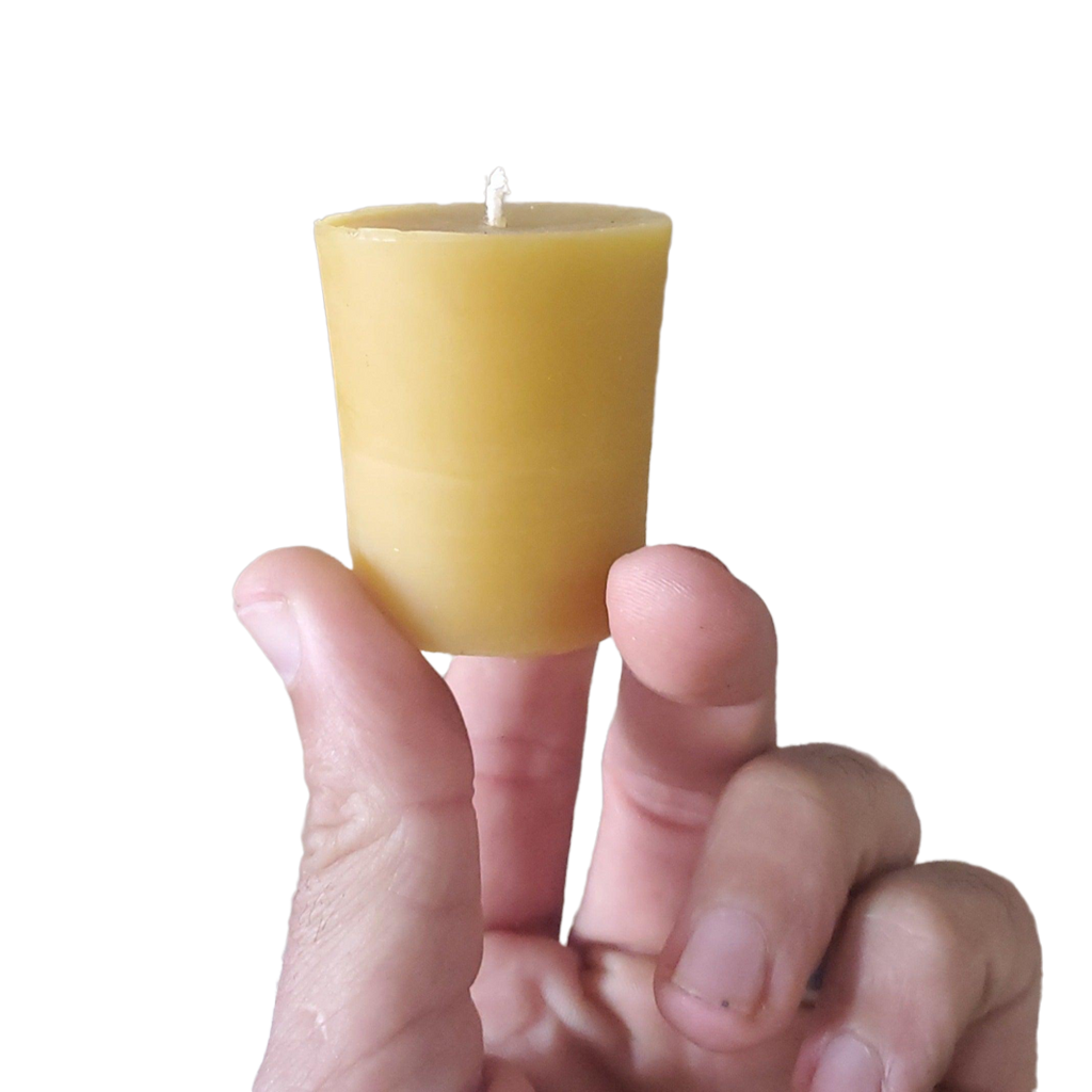 Votive Beeswax Candles-Hive Products-Votive Refills-6-Foxhound Bee Company