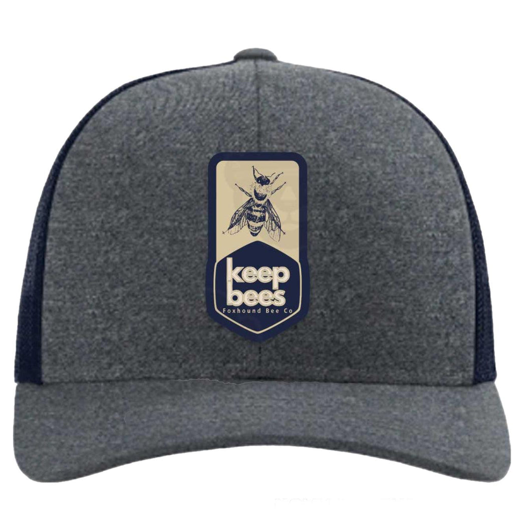 Woven Keep Bees Trucker Hat-Merchandise-Foxhound Bee Company