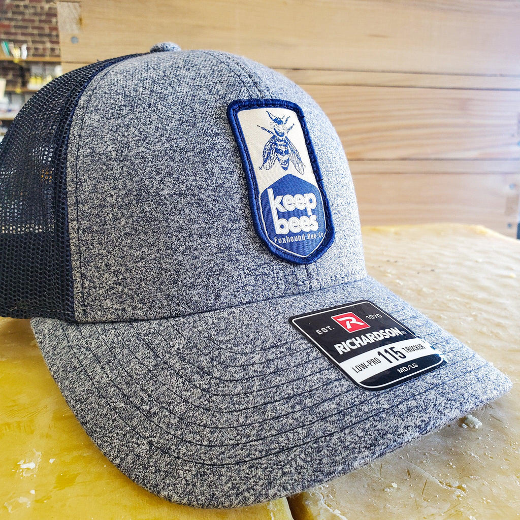 Woven Keep Bees Trucker Hat-Merchandise-Foxhound Bee Company
