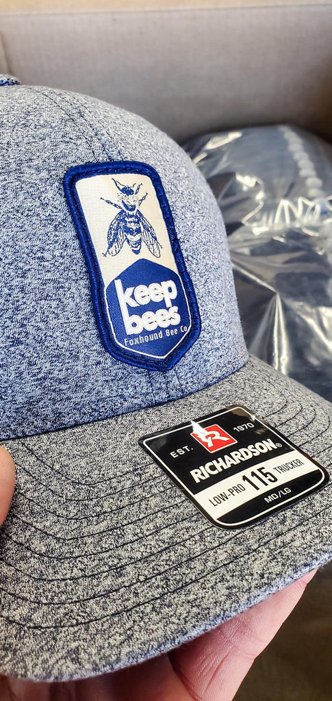 Woven Keep Bees Trucker Hat-Merchandise-Foxhound Bee Company